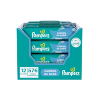Pampers Lenços Umedecidos Cuidado de Bebê 576 unidades