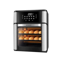 Fritadeira Air Fryer Forno Oven 12L, Mondial, Preto/Inox, 2000W, 220V - AFON-12L-BI