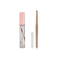 Kit Gloss Comfort Top Coat Acqua Tint + Lápis Delineador Retrátil p/ Lábios Mahav