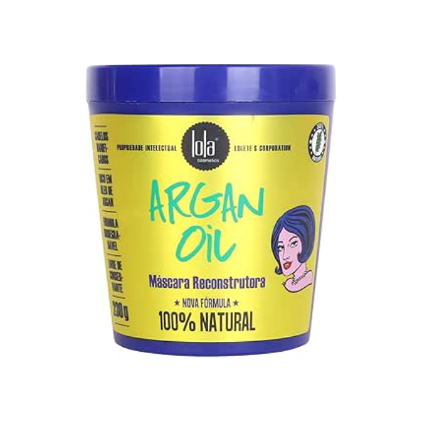 Argan Máscara de Hidratação 230g , Lola Cosmetics