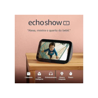 Echo Show 5 (Geração mais recente) | Smart display com Alexa, graves 2x mais potentes e som mais nítido | Cor Preta