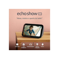 Echo Show 5 (Geração mais recente) | Smart display com Alexa, graves 2x mais potentes e som mais nítido | Cor Preta