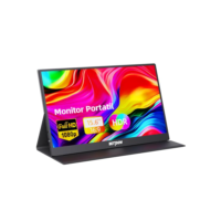 Bettdow Monitor Portatil 15,6'', FHD 1080P Monitor Portátil Conectado Com USB C Dupla/HDMI, IPS Extensor De Tela para Notebook com VESA e Funda Inteligente magnético, Plug and Play