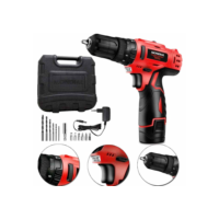 Furadeira Parafusadeira de impacto 3/8" a bateria 12V com maleta e acessórios - PI-10MA - Mondial