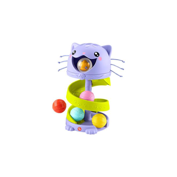 Brinquedo para Bebê Fisher-Price Gatinho Bolinhas - Rolando Mattel