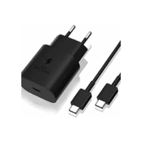 Carregador Turbo Premium 30W USB-C Tecnologia Power Delivery, Cabo Tipo-C para Tipo-C 1m. Compatível com Samsung, Motorola, LG PREMIUM. Carga Rápida p/Celulares, Tablets, Notebooks. Preto.