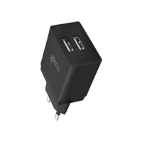Geonav Carregador de Parede universal 2.1A, 2 portas USB, Bivolt, 10W, ESACB2, Preto