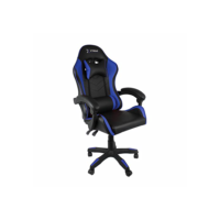 Cadeira Xtreme Gamers Cinesis Giratória Reclinável Altura Ajustável Preta e Azul