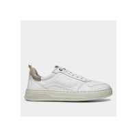 Tênis Couro Democrata Denim Casual Masculino - Branco