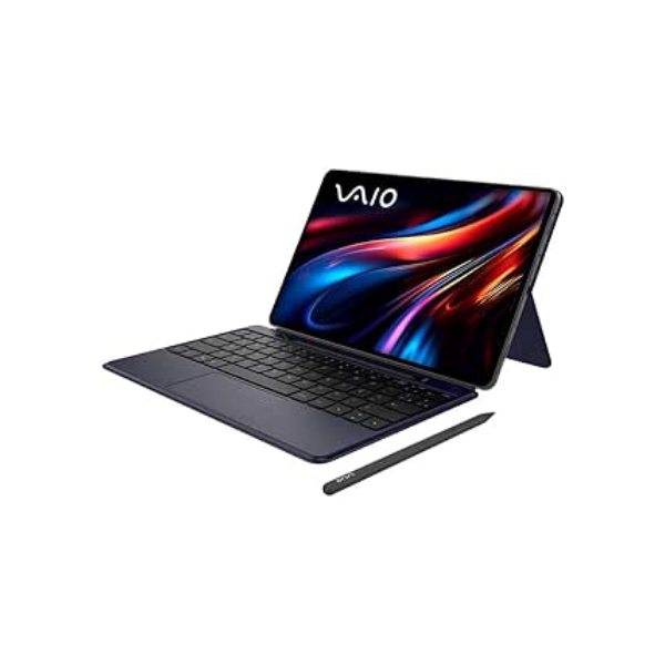 Tablet VAIO TL12 8GB 256GB Octa-Core UNISOC T820, Tela AMOLED 12.6” 2.5k, com Teclado Inteligente, Capa Protetora e Caneta VAIO PEN, 5G WiFi, 10.090 mAh, Android 15, Câmera 13MP + Selfie 12MP - Preto