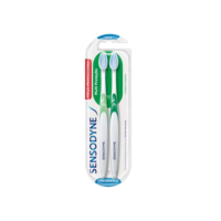 Sensodyne Escova de Dente Multi Proteção, Escova Dental com Cerdas Macias, Limpeza Completa, 2 Unidades