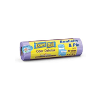 Dover-Roll Odor Defense Banheiro & Pia Lilás, Rolo com 50 Sacos para Lixo Pure Fresh