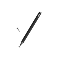 Caneta stylus capacitiva para telas touch (tablets, smartphones e notebooks) compatível com Apple, Samsung, Xiaomi, Motorola, etc (Preto)