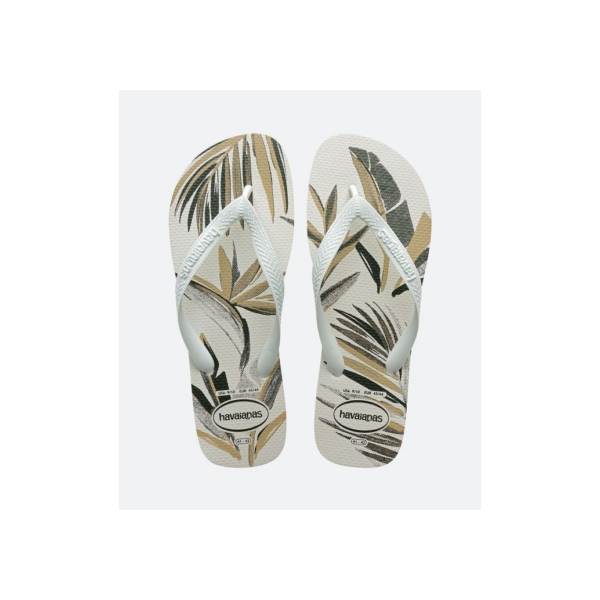 Chinelo com Estampa Floral Havaianas Bege