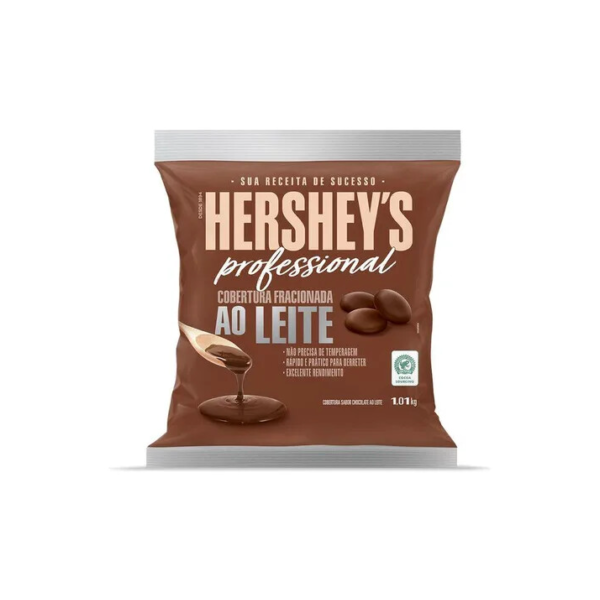 Cobertura Fracionada Sabor ao Leite Professional (Formato Moeda) - 1,01Kg Hershey's