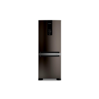 Geladeira Brastemp Eclipse Collection Frost Free Inverse A+++ 447 litros cor Black Inox com Smart Flow e Fresh Box - BRE57FE - 110V