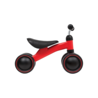 Bicicleta de Equilíbrio Infantil Sem Pedal para Bebês 1 a 3 Anos – Leve, Segura e Estável – Estimula Coordenação Motora, Equilíbrio e Confiança (Cor Vermelho)