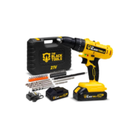Parafusadeira E Furadeira De Impacto 3/8 The Black Tools Tb21-pz Com 2 Baterias E Acessorios