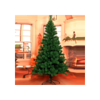 Árvore Natal Tradicional Pinheiro Tamanhos 1,20 / 1,50 / 1,80 Verde Branca Suporte De Plástico Ferro