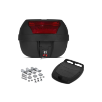 BAULETO PLÁSTICO SUPERIOR 28 LITROS PRO TORK SMART BOX REFLETOR VERMELHO