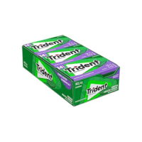 Chiclete Trident Menta emb econ display com 12 uni de 25,2g