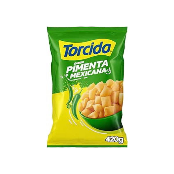 Salgadinho de Trigo Pimenta Mexicana Torcida Pacote 420g