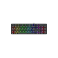 Teclado Membrana Gamer Redragon Netherbane Iluminação Rainbow Preto ABNT2 K521-R PT