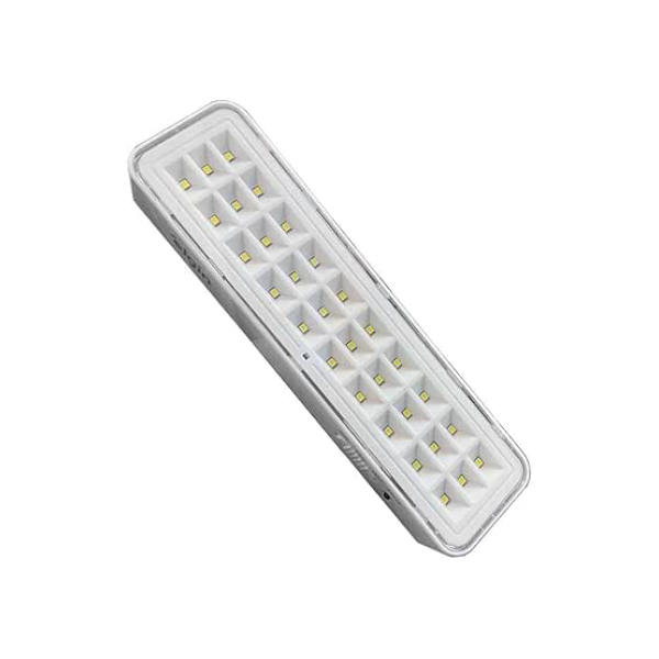 Luminária De Emergência 30 LEDS 2W Elgin Bivolt Bateria até 6 horas Luz Branca Fria