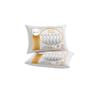 Kit 2 Travesseiro Penas e Plumas de Ganso Para Cama Confrotável 70x50cm