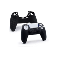A nova capa de silicone TwiHill (2020) é adequada para PS5, PS5 função antiderrapante capa de silicone capa de proteção PS5 (Preto)