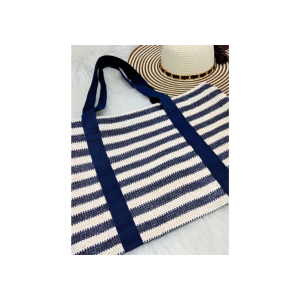 Bolsa De Praia Feminina Palha De Alça Tote Com Alça De Ombro Modelo Praiano Forrado e Com Zíper