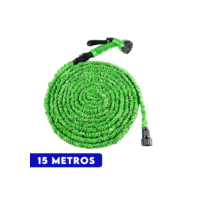 Mangueira Mágica Extensível 30m ou15m com Gatilho 7 Jatos Engate Rápido Compacta Leve e Resistente