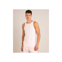 Regata Masculina Básica Gola Careca Rosa Claro