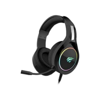 Havit HV-H2232d - Fone de Ouvido, Gamer, Iluminação RGB, com Microfone, Falante de 50mm, Conector 3.5mm