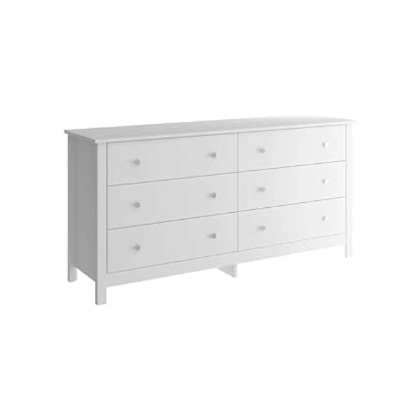 Cômoda Ditália 6 Gavetas Dm-221 Branco