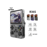 BOYHOM-Console de videogame portátil retro, sistema Linux, 3,5 "tela IPS, R35s Pro, Pocket Player portátil, 64GB Jogos
