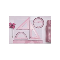Kit Escolar Segundo Grau New Line Rosa Pastel, Maxcril, 10130026