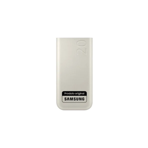 Bateria Carregador Portatil, 20000mAh, Super Rápida, 45W, 3x USB-C, Bege