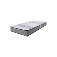Colchão Solteiro Ortopédico Firme Espuma D33 88x188x17cm Cor Cinza BF Colchões