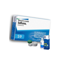 Lente De Contato Bausch Soflens 59 Mensal com Renu 60ml
