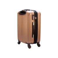 Mala de Viagem de Bordo Abs 10kg Expansiva ANAC 360 Graus com Senha (Caqui)