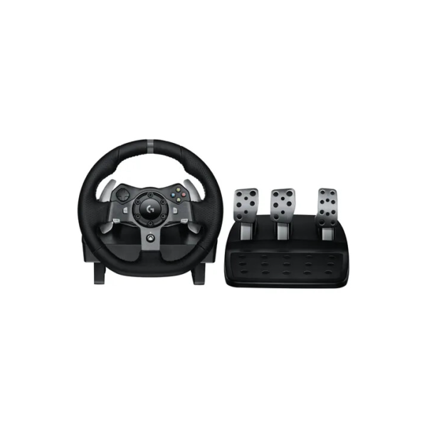 Volante gamer Logitech G G920 Driving Force G920 cor preto