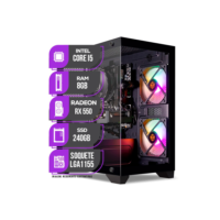 PC Gamer Mancer, Intel Core i5, RX 550 4GB, Memória 8GB, SSD 240GB, Fonte 400W 80 Plus