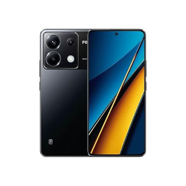 Smartphone Xiaomi POCO X6 5G 8GB+256GB NFC Snapdragon 7s Gen 2 Smartphone 120Hz FioW AMOLED 64MP Câmera tripla com OIS (preto)