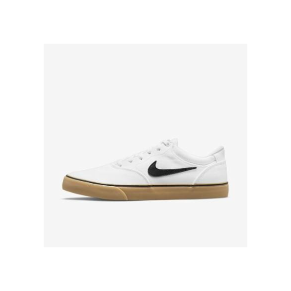 Tênis Nike SB Chron 2 Canvas Unissex - Branco+Preto