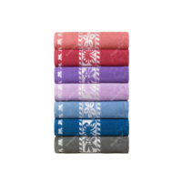 Kit 5pçs Toalha de Banho Bela e Confortável 70x1,40cm 100% Algodão 400 g/m² Direto de Fábrica