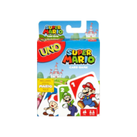 UNO Super Mario Bros, Jogo de Cartas, Para Crianças, Adultos & Noite de Jogos, Mattel