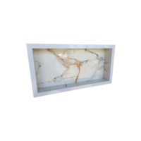 Nicho De Porcelanato Para Banheiro 60x30 cm De Embutir Na Parede Porta Shampoo