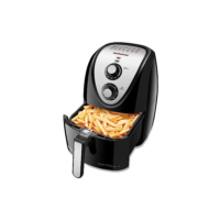 Fritadeira Sem Óleo Mondial, Grand Family Inox - 5L, 110V, Preto, 1900W - AFN-50-BI