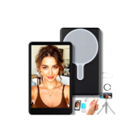 Suporte Magnético De Tela De Monitor De Selfie Vlog Para Telefone Com Som Câmera Traseira ios Android